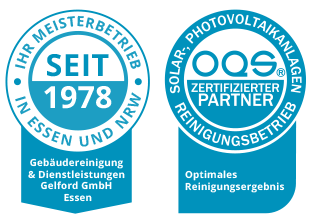 Siegel der Gebäudereinigung & Dienstleistungen Gelford GmbH