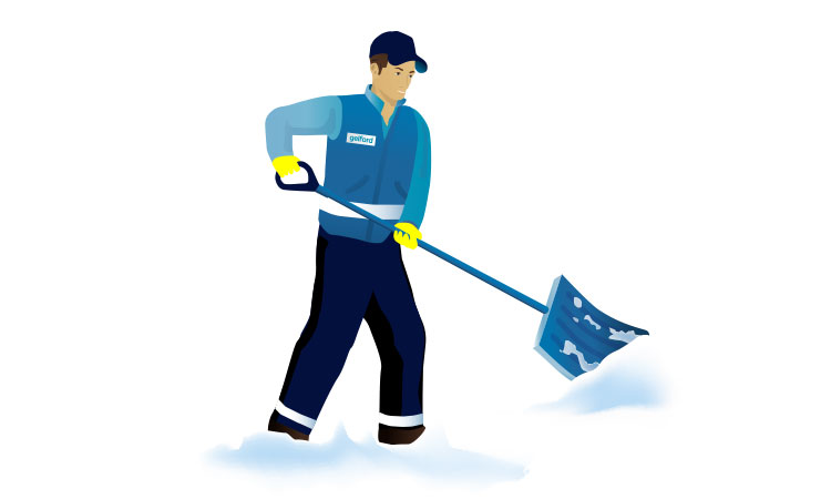 Winterdienst Schneeräumung mit professionellem Personal & Ausrüstung